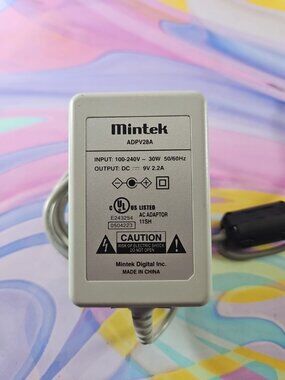 Mintek Portable DVD Player AC Adapter ADPV28A 2.2A Output